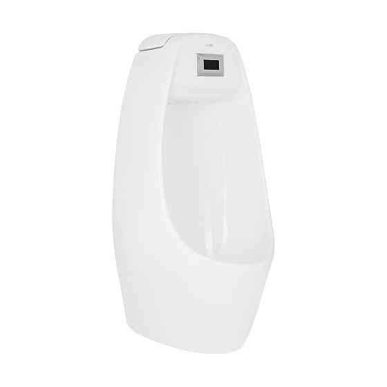 Пісуар підвісний Qtap Stork з ІЧ-датчиком автоматичного змиву 350х310х685 White QT1588102HW Київ