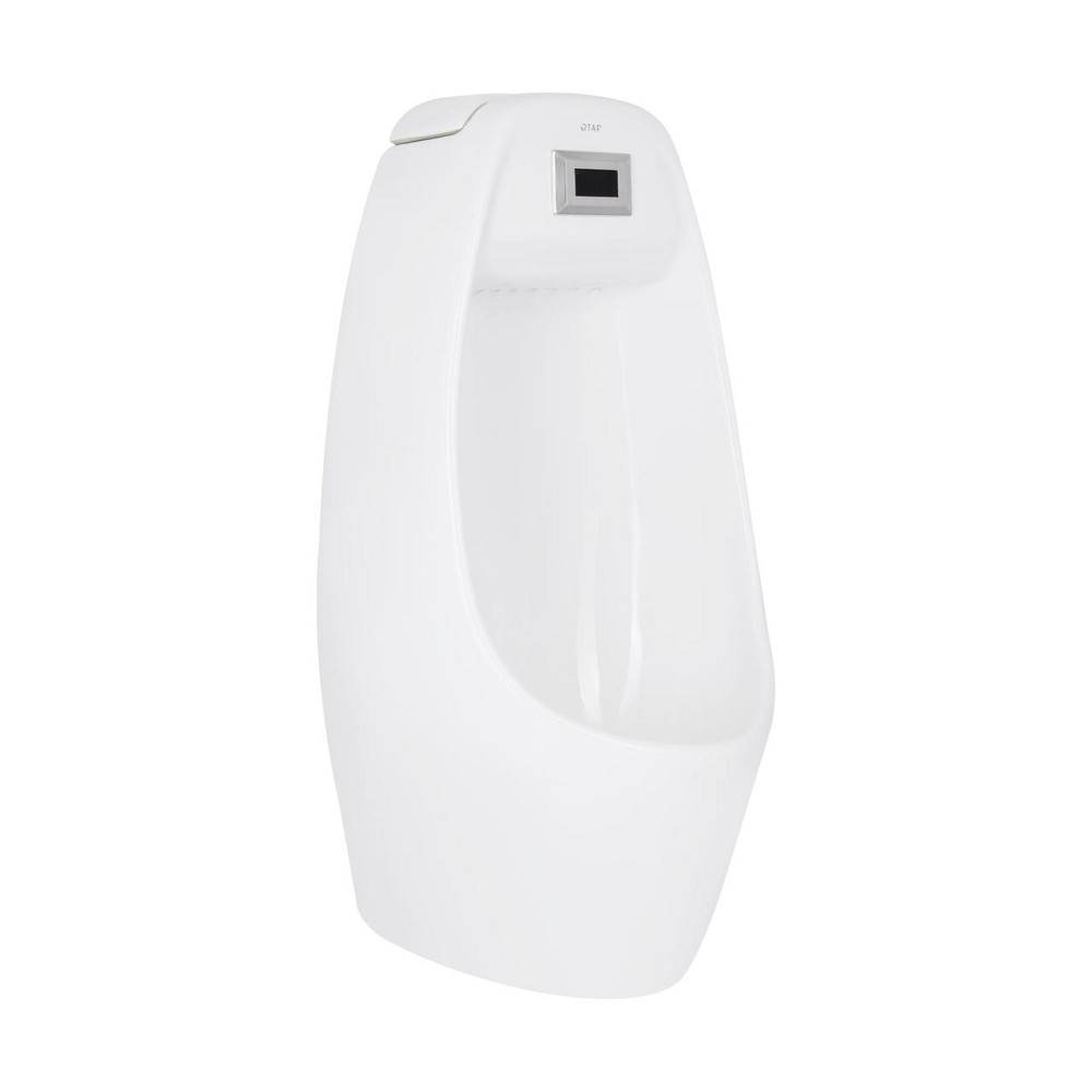 Пісуар підвісний Qtap Stork з ІЧ-датчиком автоматичного змиву 350х310х685 White QT1588102HW Київ - фото 1