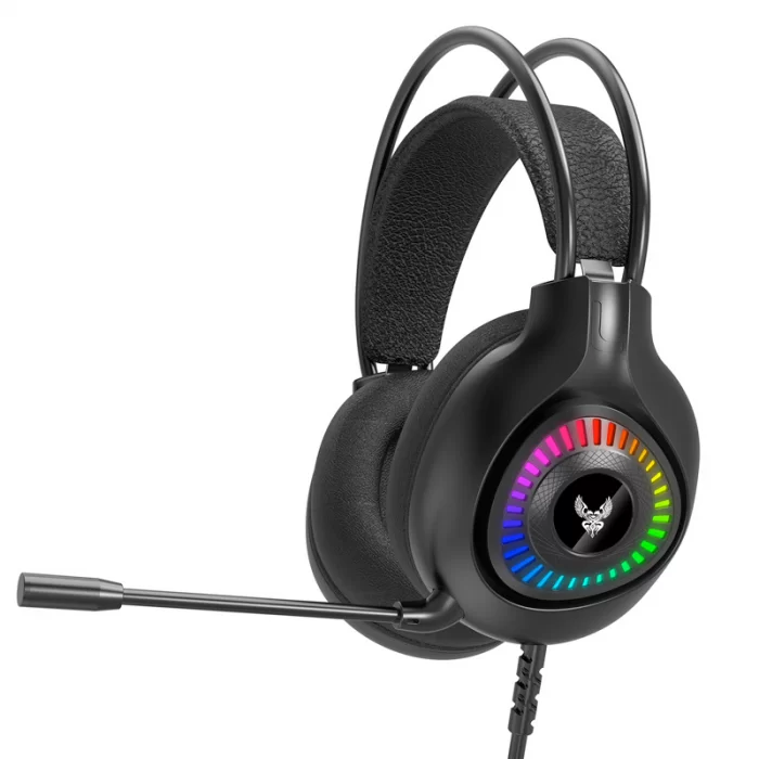 Ігрові навушники GH-01 Gaming LED з мікрофоном, RGB-підсвічуванням і стереозвуком для геймерів Одеса - фото 1