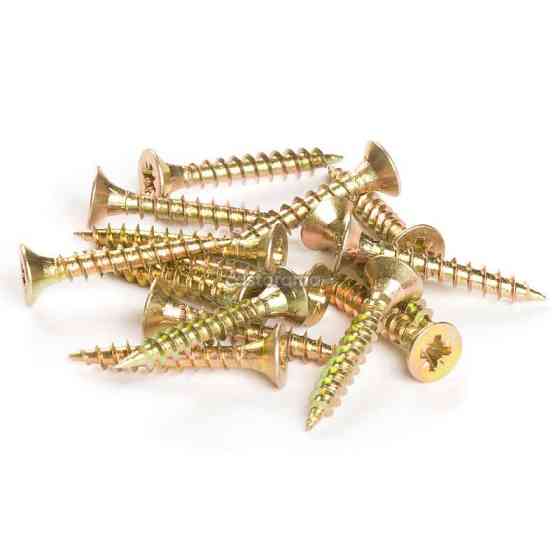 Саморіз універсал. 3,5* 25 з потайною головкою цинк жовтий (пач. 20 шт.) Харків