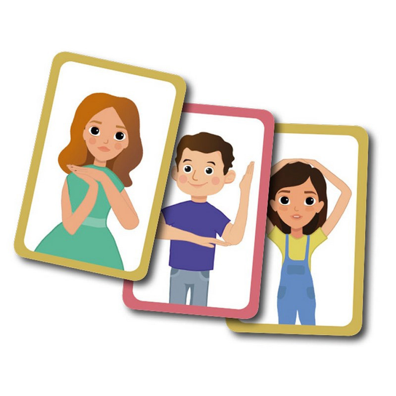 Развивающая детская карточная игра «Повторяй за мной» 1080002, II уровень сложности 36 карточек Винница - изображение 2