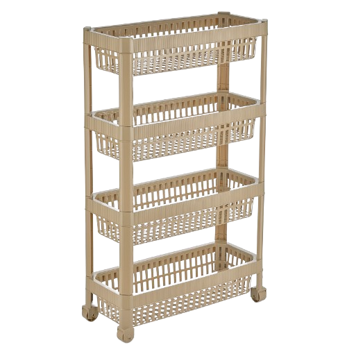 Етажерка універсальна на колесах у вертикальну смужку лате Line ELIF Житомир - изображение 1