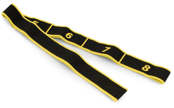 Еспандер з петлями для розтяжки PowerPlay PP_4311 Fitness Band Жовта (88*4см.) Каменское
