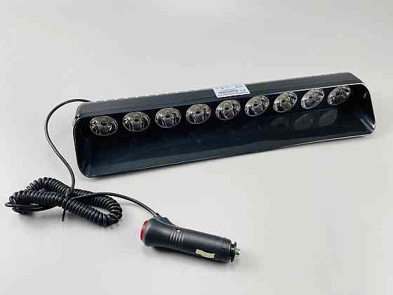 Маячок проблисковий F1 стробоскоп 9-80V 9 led діодів білий спалах, автомобільний стробоскоп під скло Мукачево