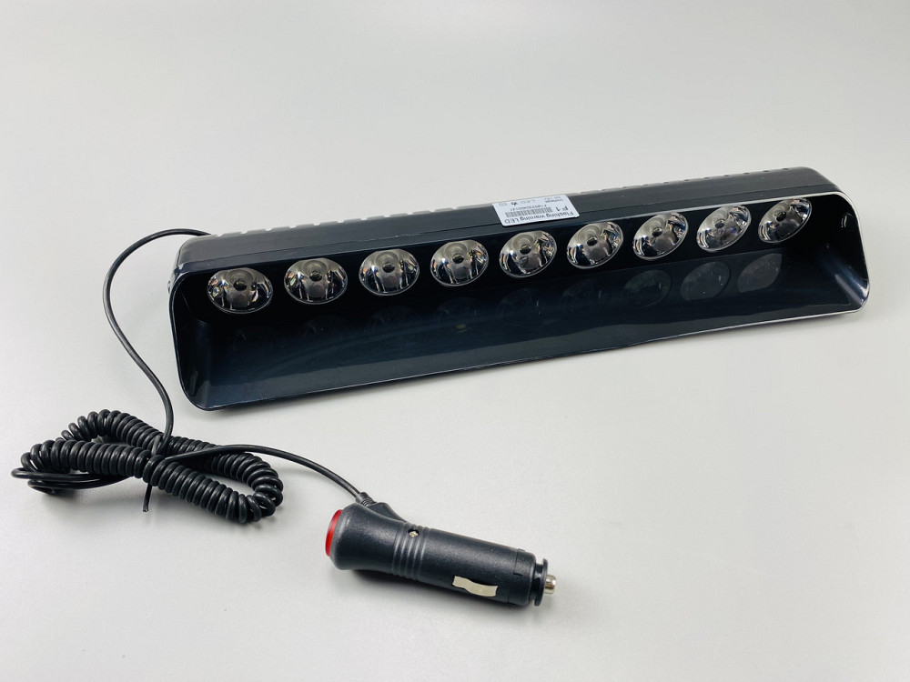 Маячок проблисковий F1 стробоскоп 9-80V 9 led діодів білий спалах, автомобільний стробоскоп під скло Мукачево - фото 6
