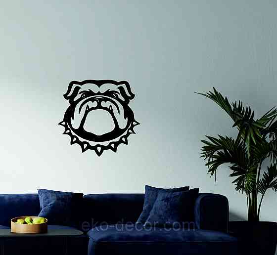 Декоративне настінне Панно «Бульдог», Декор на стіну Київ