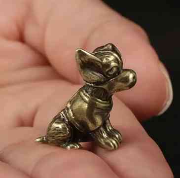 Фігурка міні з бронзи Цуценя Київ