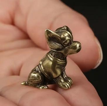 Фигурка мини из бронзы Щенок Киев - изображение 1