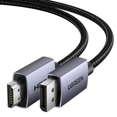 Кабель мультимедійний DisplayPort M to HDMI M 3.0m V2.0 4K30Hz DP125 black Ugreen (35843) Вінниця - фото 6