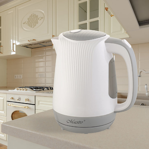 Електрочайник 1,7л 1850-2200W (диск) білий MR-042-WHITE Maestro Житомир