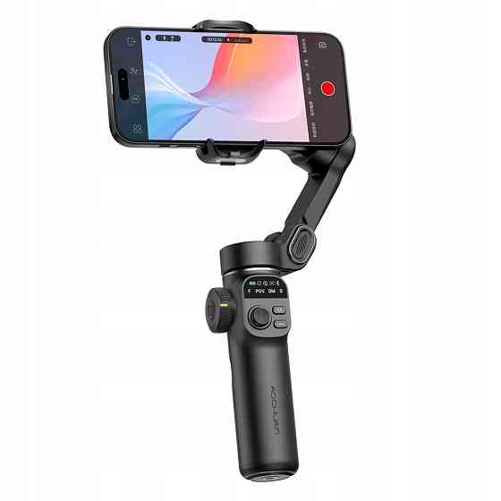 Трехосный стабилизатор AOCHUAN Professional Gimbal Stabilizer for Smartphone Smart X2 Чорний Одесса