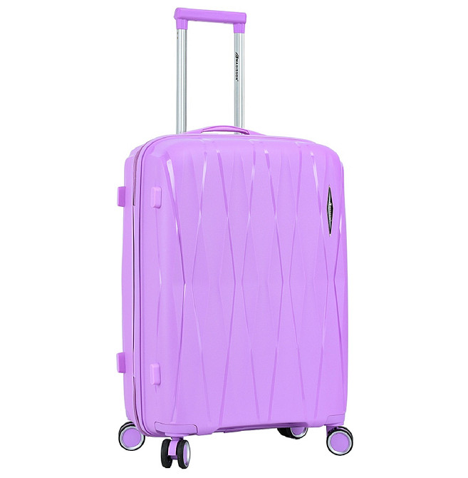 Чемодан полипропиленовый MADISSON 51103 средний 67 см фиолетовый Киев - изображение 2