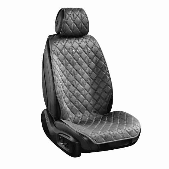 Преміум накидки для передніх сидінь CarLife Nitro, grey 2шт Львів