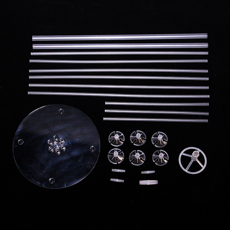 Стойка для шаров С Дефектом 70 см прозрачный Киев - изображение 9