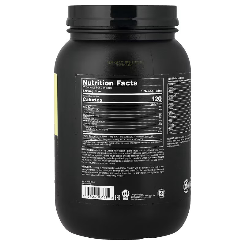 Протеин Universal Nutrition Animal Whey 908 г, Frost Cinnamon Луцк - изображение 2