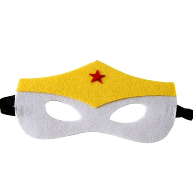 Дитяча маска Чудо жінка маскарадна one size різнобарвний Київ - фото 1