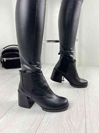 Черевики жіночі TWO STEPS 1904 чорні (весна-осінь, шкіра натуральна) (2767) 37 Коломыя