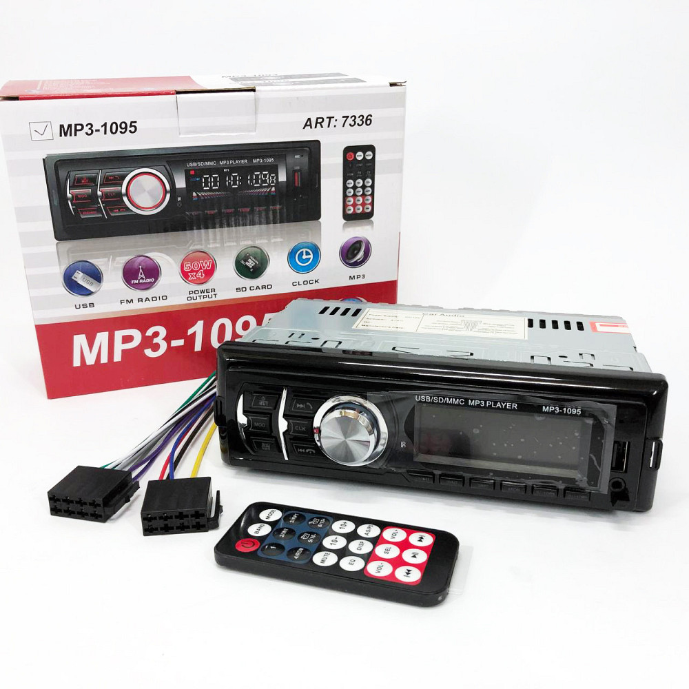 Авто магнітофони MP3 1095/7336 BT ISO, Бюджетна автомагнітола 1 din, Штатна автомагнітола HI-161 для машини Київ - фото 3