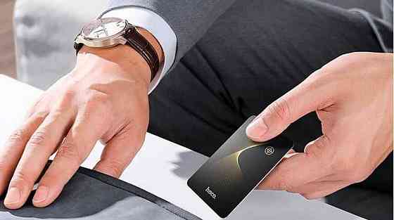 Трекер-карта HOCO E92 Saviour | Apple Find My | Беспроводная зарядка. Харьков