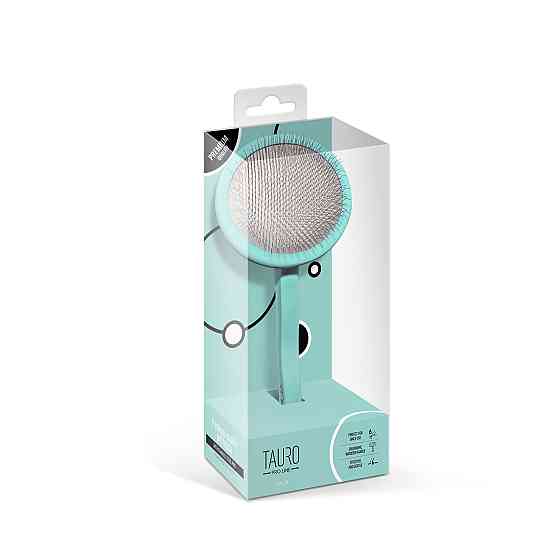 Tauro Pro Line Щітка дерев'яна кругла, зубці 11 мм, м'ятна, M, 9 х 19 см Киев