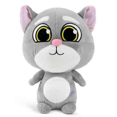 М'яка іграшка WP Merchandise Кіт Олівер 28 см сірий (FWPCATOLIVER22GY0) Вінниця