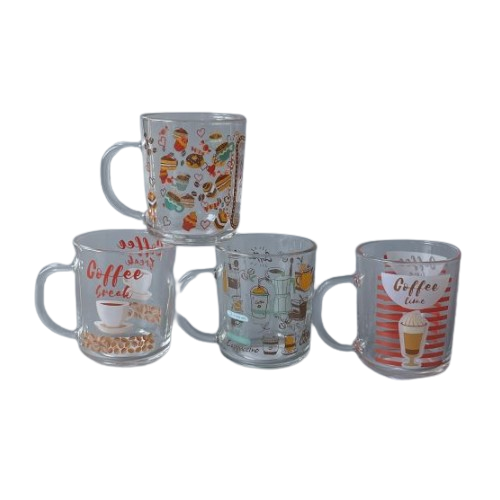 Чашка Кава мікс скло 9304-7 S&T Житомир - фото 1