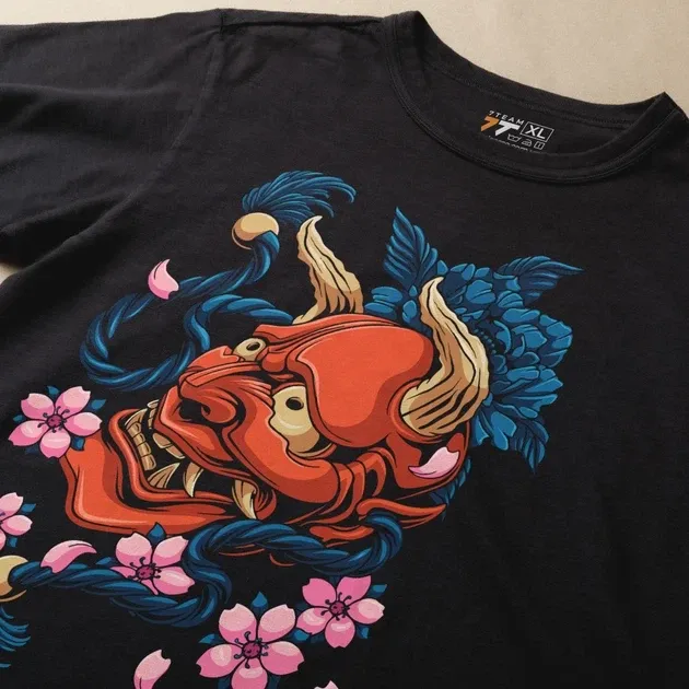 Футболка для подростка мальчика с принтом Демонічна Маска Размер 160 Anime10085 Днепр - изображение 4