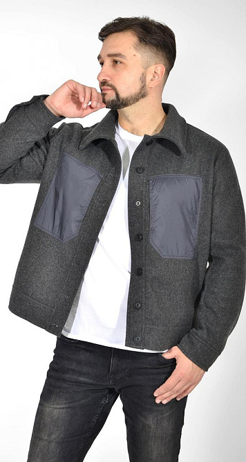 Стильна кашемірова куртка з оздобленням (52) Київ - фото 4