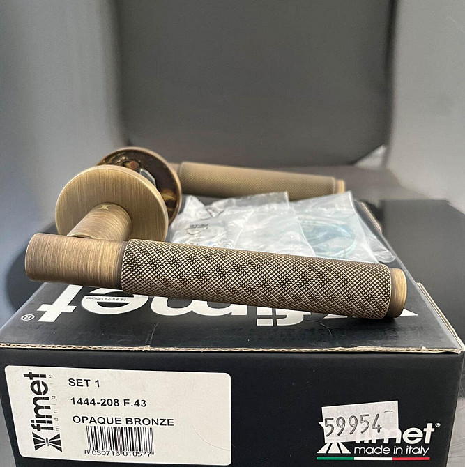 Ручка на розете Fimet Marion 1444-208 F43 бронза матовая R ф / с Киев - изображение 3