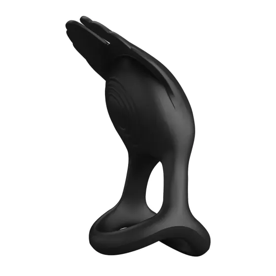 Ерекційне кільце Pretty Love — Vibration Penis Ring SILAS Black, BI-210318 Sex Aura Київ