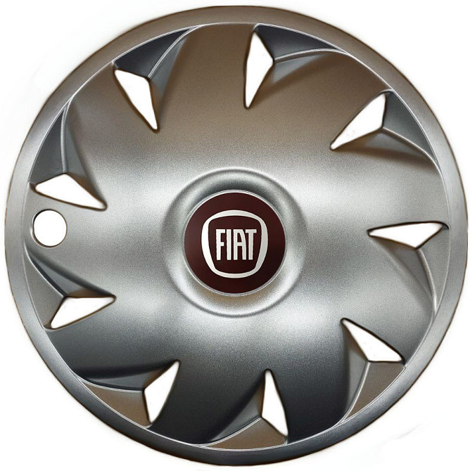 Автомобильные модельные колпаки R14 Fiat 210 4шт, SJS, серебряные Киев - изображение 1