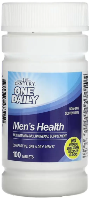 Вітаміни для чоловіків 21st Century One Daily Men's 100 таб Київ - фото 1