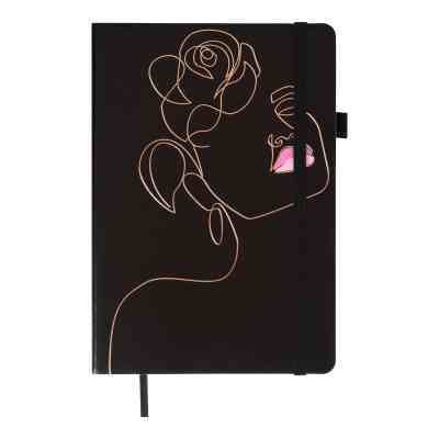 Книга записна Buromax RELAX А5 96 аркушів, чистий (чорн. бум.) чорний (BM.295405-01) Вінниця