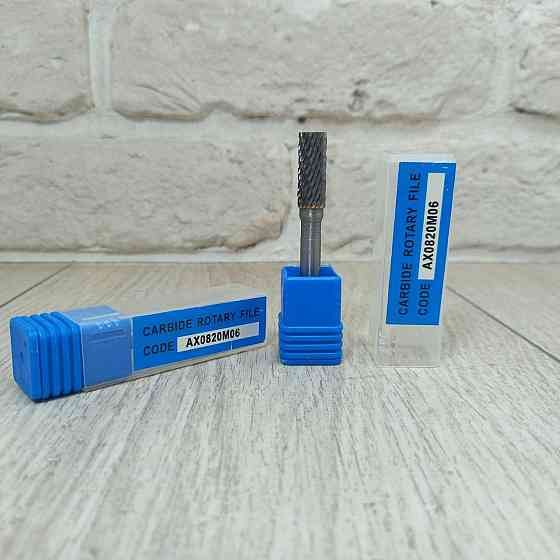 Борфреза по металу AEX циліндр 6×6 мм — твердосплавна шарошка для дриля та гравера Харків