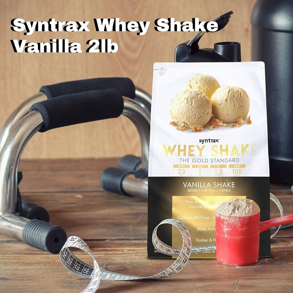 Протеин Syntrax Whey Shake 2.2 kg (Vanila Shake) Луцк - изображение 3