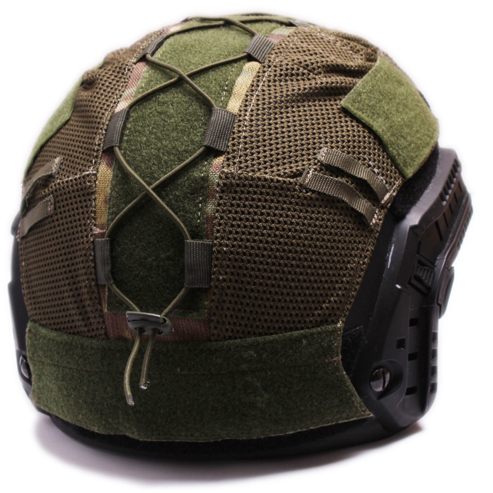 Кавер для шлема Мультикам чехол на каску открытые уши Одесса - изображение 1
