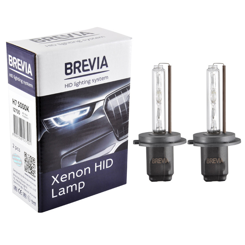 Ксенонова лампа Brevia H7 5000K, 85V, 35W PX26d KET, 2шт Львів - фото 1