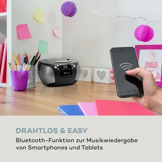 Бумбокс Auna Harper CD Boombox з Німеччини Уцінка Дніпро - фото 7