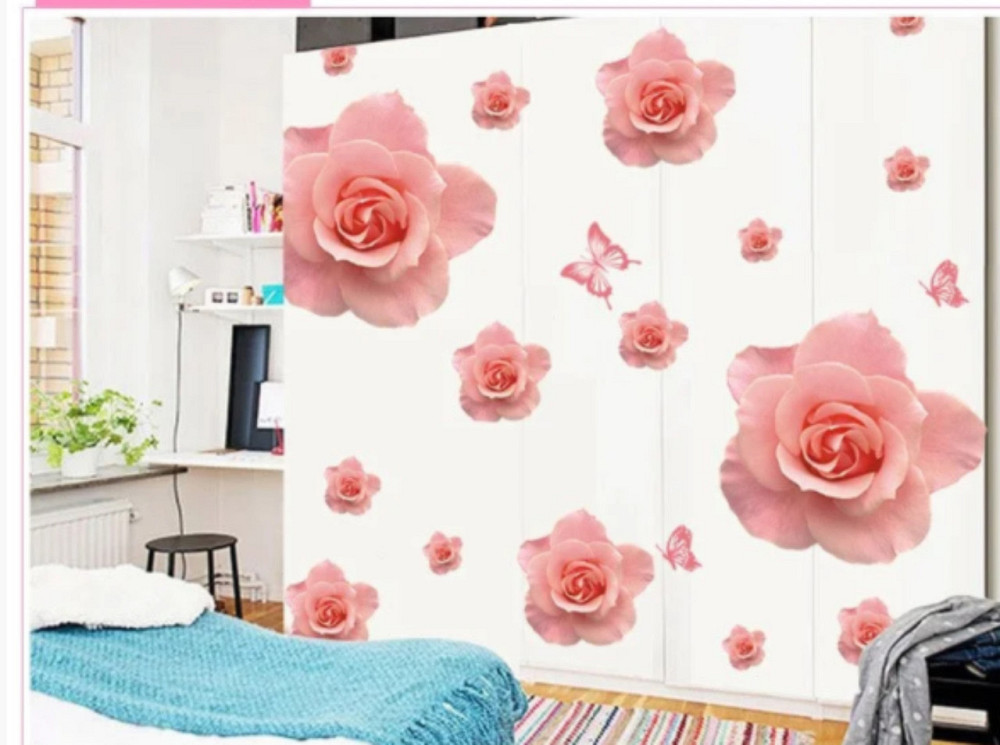 Наклейка інтер'єрна настінна Троянди Київ - фото 4