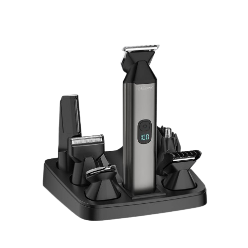 Набір для стрижки акумуляторний 3,7W 800mAh 6в1 MR-661 Maestro Житомир - фото 2