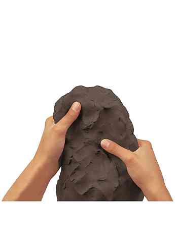 Паста для ліплення (глина) самозастигаюча SiO-2 Plus чорна 1кг. (21330002) Киев