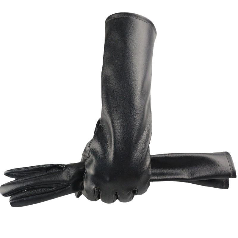 Жіночі рукавички до ліктя one size чорний Київ - фото 6