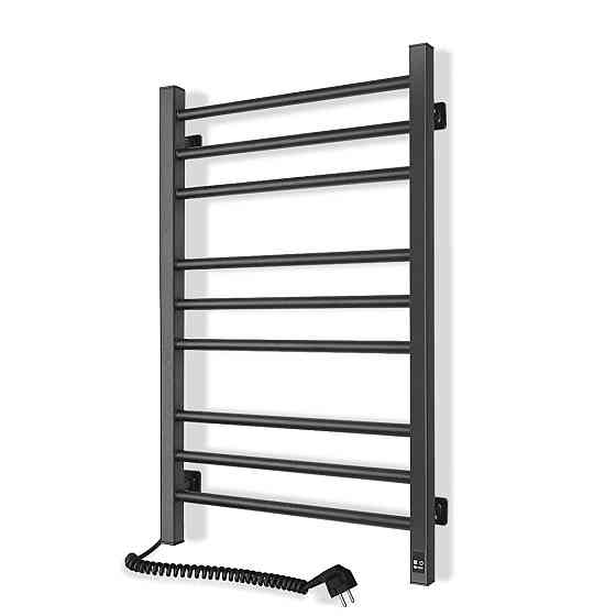 Рушникосушка електрична Navin Класик Квадро 500х800 Sensor з таймером, чорний муар (12-216153-5080) Київ