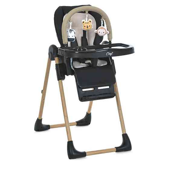 Дитячий стільчик для годування CRAFT ME 1115-W Black Вінниця