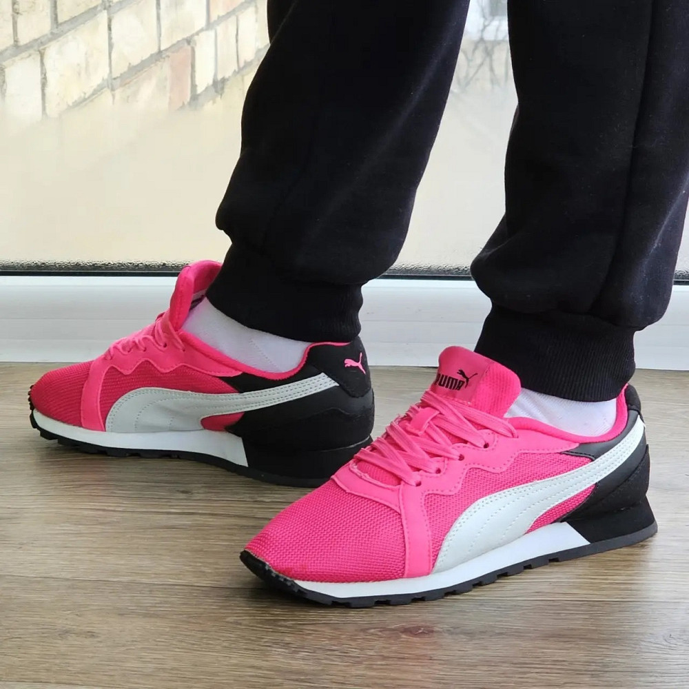 Женские Кроссовки Puma Слипоны Розовые Мокасины Пума (размеры: 36,37,38,39) Днепр - изображение 3