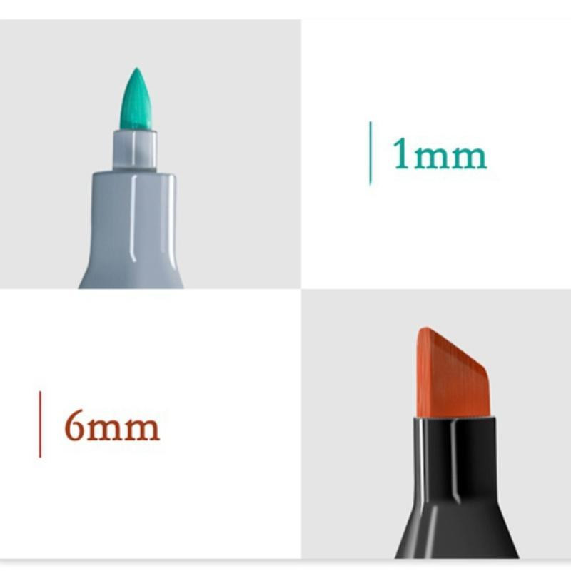 Набор двухсторонних маркеров, Sketch Marker, 120 цветов, в сумке 7292 PT Одесса - изображение 3