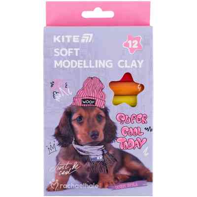 Пластилін Kite Rachael Hale восковий, 12 кольорів, 200 г (R25-086) Вінниця