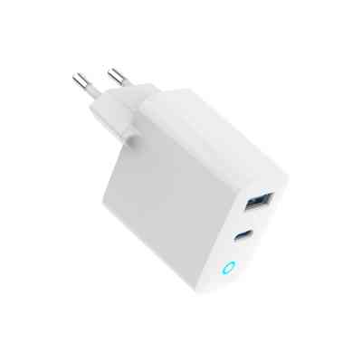 Зарядное устройство Gembird 1хUSB-A (QC3.0 18W) + 1xType-C (PD 65W) white (TA-UC-PDQC65L-W-01) Винница