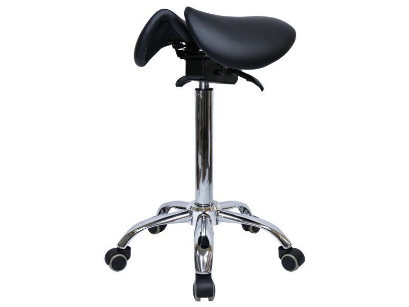 Стул-седло для мастера 4008, раздельное сиденье, 2 регулировки Черный Киев - изображение 2