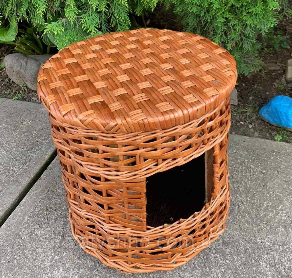 Пуфик плетеный- домик для животных Киев - изображение 5